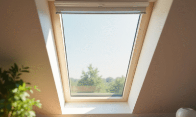 Chambre lumineuse avec fenêtre à moustiquaire naturelle