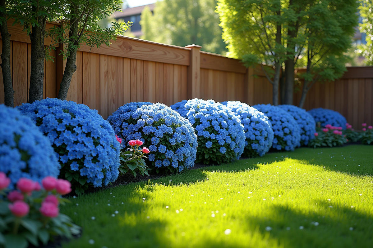 arbustes bleus