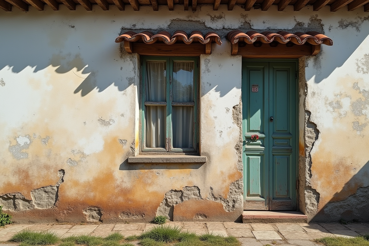 façade enduite