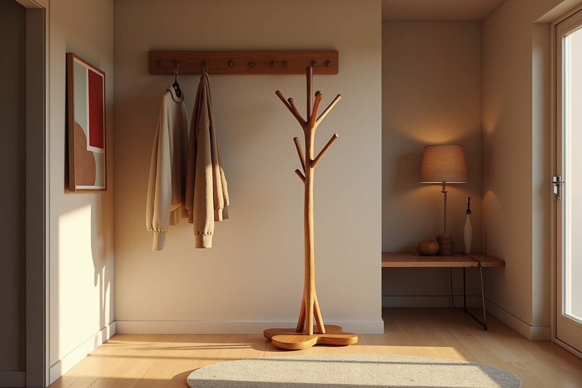 porte-manteau bois