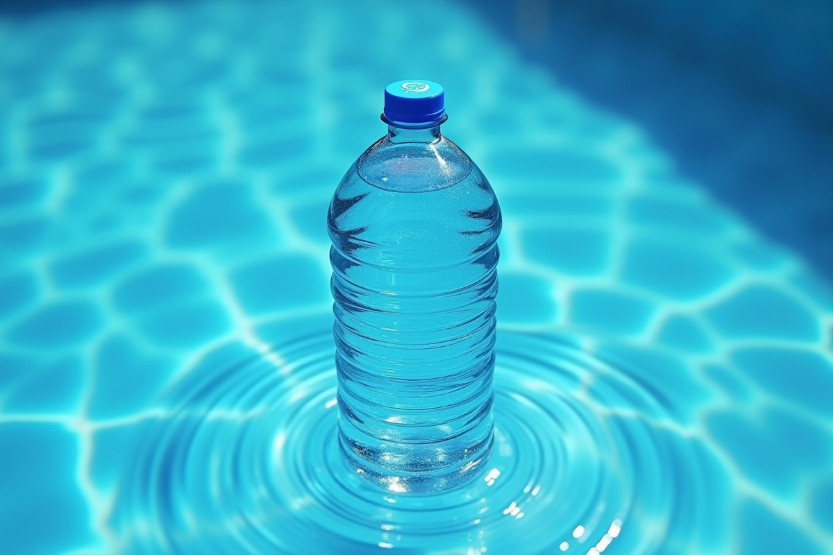 bouteilles piscine
