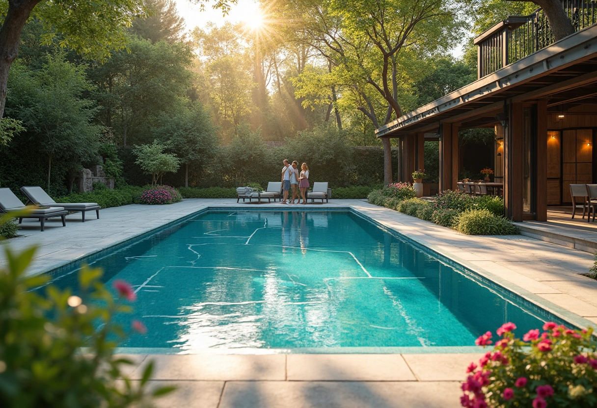 piscine jardin